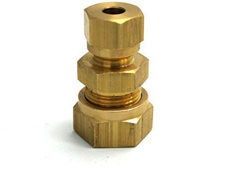Qcl British Made 10mm to 6mm REDUCING Brass Compression Fitting