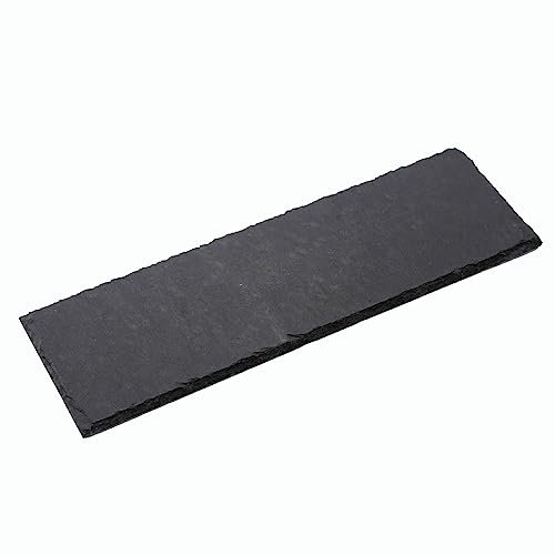 Novaliv Plateau en ardoise rectangulaire I 30 x 10 x 0,4 cm I Assiette en ardoise Assiette de service Assiette décorative