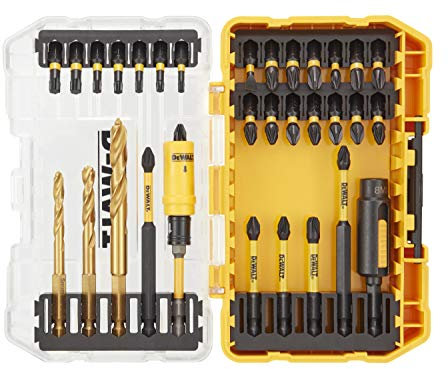 DeWalt DT70741T-QZ - Juego de 32 piezas para taladros eléctricos - Brocas y puntas de taladro FLEXTORQ