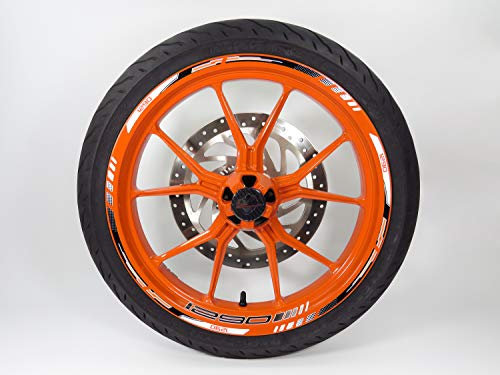 BIKE-label Felgenrand Aufkleber kompatibel mit KTM 1290 Super Duke 710048VA