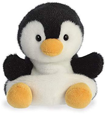 Aurora, 33481, Palm Pals, Chilly Pinguin, 13cm, Plüschtier, schwarz/weiß