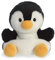 Aurora, 33481, Palm Pals, Chilly Pinguin, 13cm, Plüschtier, schwarz/weiß
