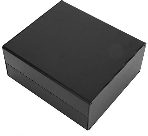 Aluminum Project Box,80 x 160 x 180mm Electronic Enclosure Case PCB Junction Box Circuit Board Accessory Sand Black for GPRS