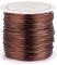 PandaHall 26.3FT Tarnish Resistant Bare Copper Wire 20 Gauge 0.8mm Jewelry Beading Wire for Crafts Beading Jewelry Making Supplies(Saddle Brown)
