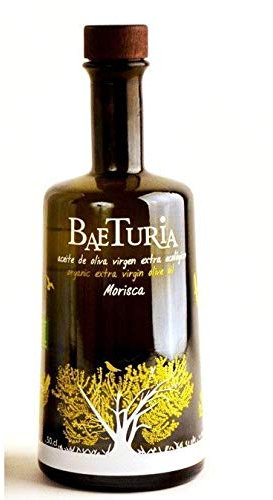 Baeturia - Aceite de Oliva Virgen Extra Ecológico - Variedad Morisca - Botella Vidrio 500ml