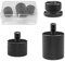 3pcs Mic Stand Adapter, Mic Stand Holder Connection Adapter, Microphone Adapter, 5/8 Female to 1/4 Male Screw Adapter Thread for Microphone Stand Mount to Camera Tripod (Black)