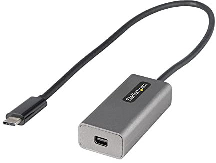 StarTech.com Adaptateur USB C vers Mini DisplayPort - Dongle USB-C 4K 60Hz vers mDP - USB Type-C vers Écran Mini DP - Convertisseur Graphique - Compatible Thunderbolt 3 - Câble 30cm (CDP2MDPEC)