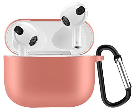 CoverKingz Hülle kompatibel mit AirPods 3 - Silikon Schutzhülle Cover - Case Tasche Orange