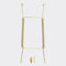 Perchas invisibles para pared,Soportes decorativos para exhibición de platos colgantes, soporte de gancho de resorte con protectores de punta para colgar en la pared (25-36 cm (10-14 pulgadas), latón)