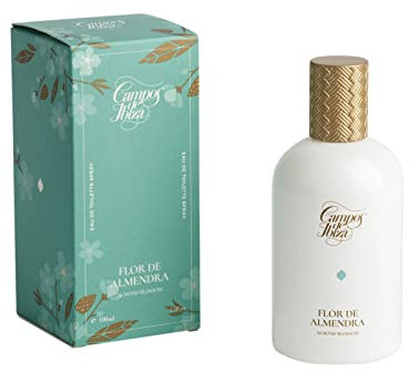 PERFUME Para Mujer CAMPOS DE IBIZA -Colonia Con Esencia De Vainilla Elaborada Con Frutos Y Flores De Almendro -Une Eau De Toilette Dulce, Irresistible -Frasco Con Estuche Regalo Spray (100 ml)