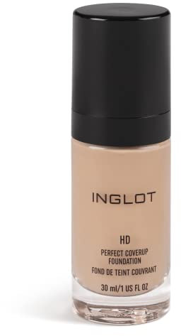 Inglot HD Perfect Coverup Foundation, Für einen langanhaltenden Effekt mit HD Pigmenten, Hypoallergen, natürliches, makelloses Aussehen, mit weißen Trüffelextrakts, 30 ml : 73