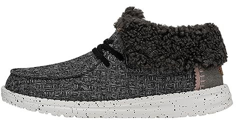 Hey Dude Wendy Fold Stitch Cozy - Damen Boots - Black - Size EU 40