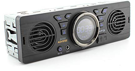Baceyong 12V Car Stereo SD Card AV252 Radio Built-in Bluetooth host Speaker USB Audio Receiver