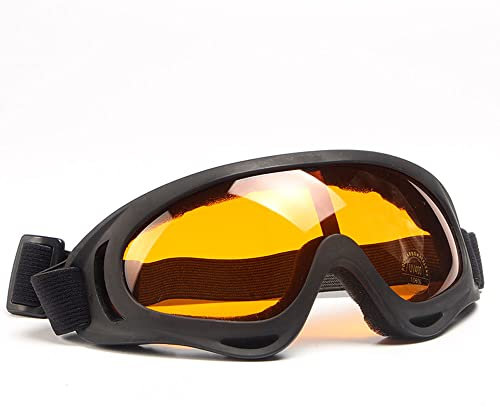 Wraparound - Gafas de seguridad selladas resistentes a los impactos, gafas de trabajo para construcción, laboratorio, soldadura, ciclismo, color naranja