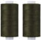 Simthread Nähgarn Quiltgarn Erschwingliches Allzweckgarn 2 Dunkel-Olive - 400 Yards/Spule, Polyester 100%