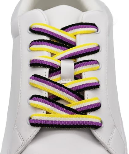 Pride Schnürsenkel | 120cm 1 Paar (Non binary, gewebt)