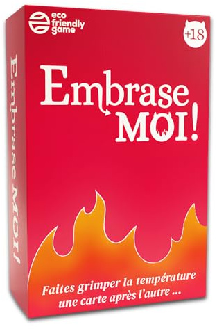 EMBRASE MOI ! - Das ultimative Spiel, um Ihr Paar aufzupeppen – Bringen Sie die Temperatur auf eine Karte nach der anderen – Gesellschaftsspiel – Paarspiel – Geschenk für Paare