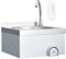 ShGaxin Handwaschbecken mit Wasserhahn und Seifenspender Edelstahl, Aufsatzwaschbecken, Bathroom Sink, Waschtisch, Ablaufgarnitur, Aufsatzbecken - 51113