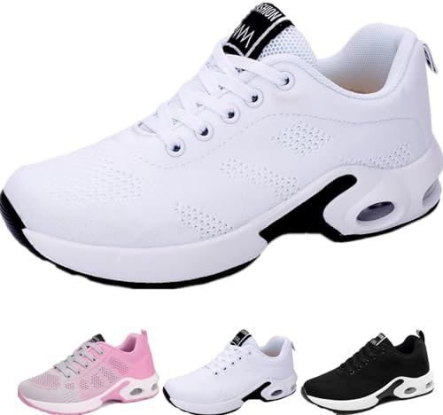 Orthoback Schuhe Damen,Orthoshoes Cloudwalk Pro-Ergonomischer Schmerzlinderungs-Schuh,Orthopädische Schuhe Damen (Weiß,40 EU)
