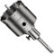 WinGluge Fresa a Tazza Carotatrice 68mm, con Adattatore SDS PLUS 110mm, Punta Centraggio 110mm, Sega a Tazza per Metallo, Seghe a Tazza, Frese Carotatrici a Tazza, per Cemento, Mattoni, Pietra, Muro