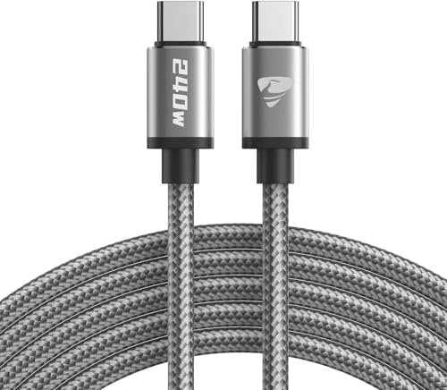USB C auf USB C Kabel, 240W [2M] USB C ladekabel PD 3.1 USBC to USBC Schnellladekabel Nylon Geflochten USBC ladekabel für MacBook Pro/Air, iPhone 16/15 Pro, Samsung S23/S22/S21, iPad Pro, Xiaomi, Sony