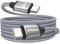 USB C auf USB C Kabel, 240W [2M] USB C ladekabel PD 3.1 USBC to USBC Schnellladekabel Nylon Geflochten USBC ladekabel für MacBook Pro/Air, iPhone 16/15 Pro, Samsung S23/S22/S21, iPad Pro, Xiaomi, Sony