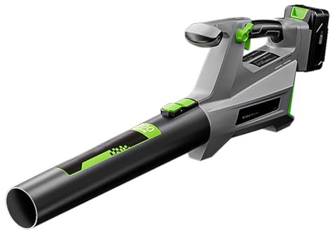 DISHENGZHEN Cordless Leaf Blower, 40V Electric Leaf Blower, 510CFM Powerful Battery Powered Leaf Blower with 4.0 Ah Rechargeable Battery, Compact Design, for Lawn Care, Snow Blowing