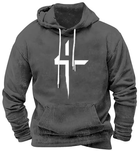 Sweatjacke Herren, Pullover mit Reissverschluss Herren, Oversized Sweatshirt Herren, Pullover für Herren, Fruit of The Loom, Essential Hoodie, Hoodie Zipper Herren, Half Zip Pullover Herren, Pullover