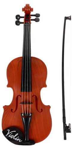 SHOWERORO 1satz Violin Spielzeug Für Junge Mädchen Realistisches Musikinstrument Miniatur Geige Für Dekoration Und Spaß Perfektes Für Musikliebhaber