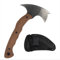 Tomahawk Wurfaxt - Tactische Axt mit Scheide - Handgeschmiedetes Camping Beil (Mini Tomahawk mit Kydex Schutzhülle)