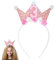 Abeillo 3 Jahr Geburtstagskrone,Mädchen Prinzessin 3 Jahre Krone Geburtstag,Geburtstag Krone Stirnband mit Rose Blumen,Geburtstagskrone Mädchen,Baby Partyhüte Party Deko