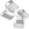 WINKIO 2 Stück Seifendose aus Aluminium, 1 Rasierseife Box Herren und 1 Seifenbox für alle Seifen, Seifendose Reise Set, Soap Box for Travel (Seifendose Reise, 7.9 x 7.9 cm+9.6 x 6.8 cm)