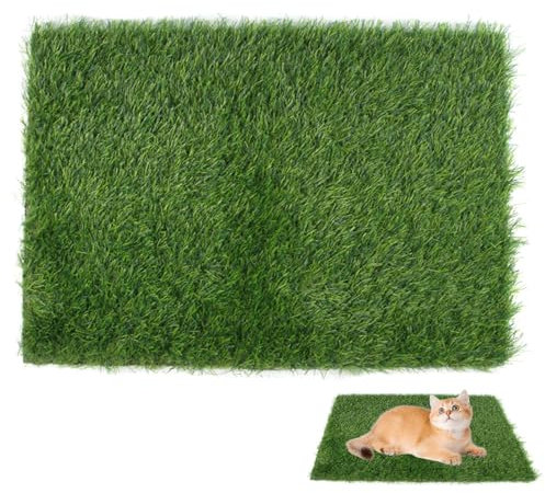 Oushebck 60 X 100cm Kunstrasen Hundeklo, Kunstrasen Outdoor Hundeklo, Künstlicher Grasteppich, Haustier Training Pee Pads, Wiederverwendbare Hunde Rasenteppich Für Für Balkon, Terrasse