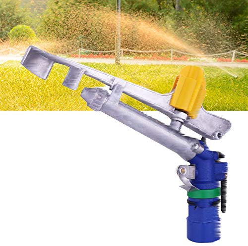 CONGRUI Einstellbare Auswirkungen Sprinkler Gun Wasser 360 Grad Einstellbare Regen Spritzpistole Feld Sprinkler (DN50)