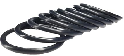20 Stück NBR O-Ringe, 2 mm x 45 mm x 49 mm, schwarze O-Ringe aus Nitrilkautschuk