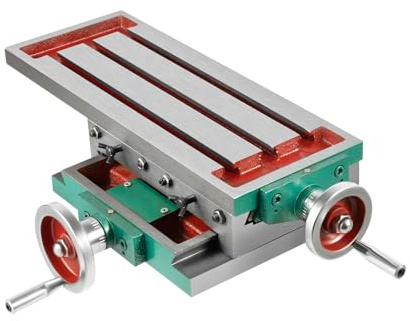 Mesa cruzada de dos ejes, mesa de fresado, mesa de coordenadas, mesa de fresadora multifunción, apta para todos los taladros y fresadoras