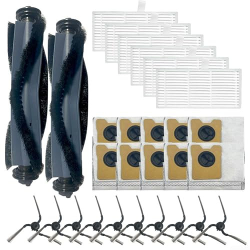 Juego de piezas de repuesto para robot aspirador eufy C10 con estación de vaciado automático, incluye 13/28 componentes (B)