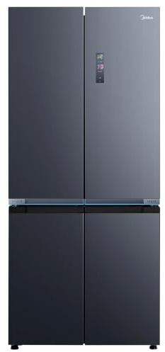 Midea Insta Fit Master American Fridge Freezer - Midnight Glass - E Rated