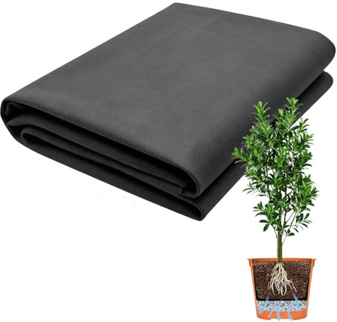 1M x 2M Filtervlies für Pflanztöpfe,200g/m² Vlies für Blumentöpfe,Pflanzkübel Unkrautvlies,Trennvlies Wasserdurchlässig,Trennvlies Pflanzen,Pflanzkübel Drainagevlies,Drainagevlies für Pflanzkübel