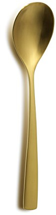 Comas 6100 BCN Farben 18% Gold Kaffeelöffel, Edelstahl