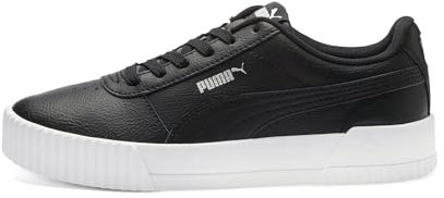 PUMA Damen Carina L Sneakers, Puma Black-Puma White-Puma Silver, 37 EU
