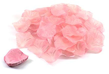 Creativery 100 Stück Rosenblüten // Rosenblätter Blütenblätter Streudeko Blüten Blätter Tischdecko Hochzeit Party Anzahl (Altrosa 158)