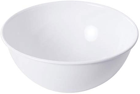 Riess, 0438-033, Obst und Salatschüssel 30, CLASSIC-WEISS, Durchmesser 30 cm, Höhe 13.5 cm, Inhalt 5.0 Liter, Emaille, weiß, Induktion