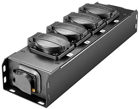Adam Hall Cables PRO PORT 4 T Stromverteiler 4 x IP54 Schuko out & IP65 in/out