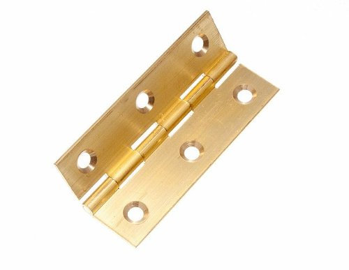 Türscharniere aus massivem Messing, 75 mm, 1 Paar