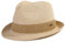 Comhats Summer Panama Fedora Trilby Straw Sun Hats for Baby Boy Kids Children Safari Beach Hat - Foldable 52-54CM