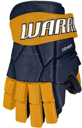 Warrior Covert QRE 30 Handschuhe Senior, Größe:15 Zoll, Farben:Navy/gelb