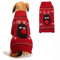 PETCARE Hundepullover Weihnachten Hund Rollkragenpullover Weihnachten Muster Strickwaren warme Haustier Pullover für Hundewelpen Party Puppy Geschenk für Hund
