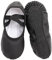 Ballettschuhe aus Leder mädchen Ballettschläppchen Tanzschuhe mit Ganze Ledersohle für Kinder Damen schwarz 31