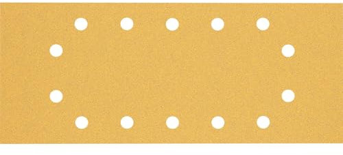 Bosch 10x EXPERT C470 Sandpaper (for Paint on wood, Hardwood, Ø 115x280 mm, Grit 80, Professional Accessory Orbital Sander)